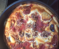 Feigen Ziegenkäse Quiche
