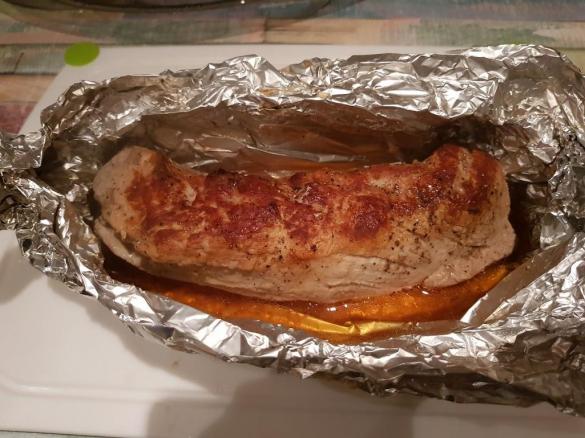 Schweinefilet ohne Beilagen aus dem Varoma (z.B. zu Vitello Tonnato Soße)