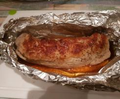 Schweinefilet ohne Beilagen aus dem Varoma (z.B. zu Vitello Tonnato Soße)