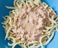 Hähnchengeschnezeltes mit Sahnesoße