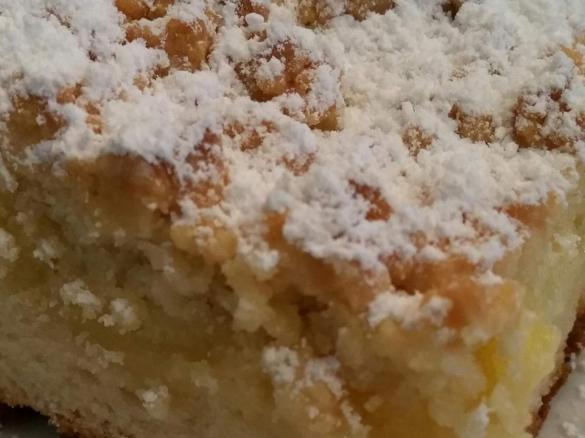 Streuselkuchen mit Vanillepudding vom Blech