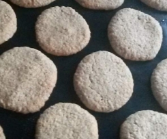 Glutenfreie Hafercookies Haferplätzchen ~ vegan