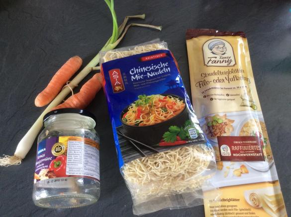 Variation Frühlingsrollen aus dem Backofen 