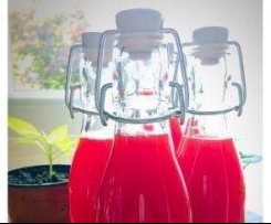 Erdbeer-Sirup mit Limette