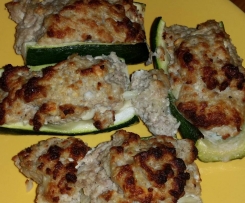 gefüllte Zucchini Low Carb mit Feta
