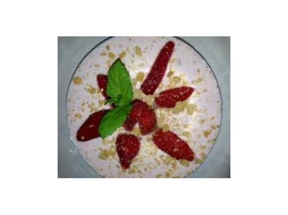 Erdbeer-Dessert/schnell+figurfreundlich