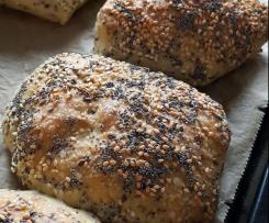 Variation von Weltmeister-Brötchen über Nacht