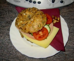 Körnige Fitness-Bagels/Brezel