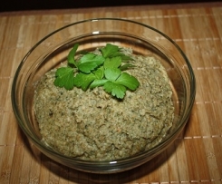 vegane Leberwurst mit Grünkern