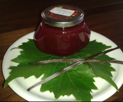 Weintrauben-Gelee mit Vanille und Minze