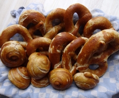 Dinkelbrezen - Brezen - Laugenschnecken