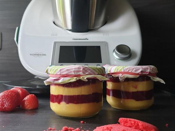 Vanille - Erdbeer - Aufstrich