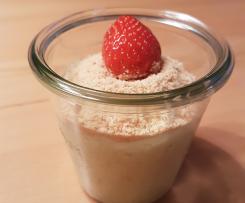 Rhabarber -Pudding-Creme