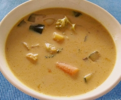 Indisches Gemüsecurry (vegetarisch)