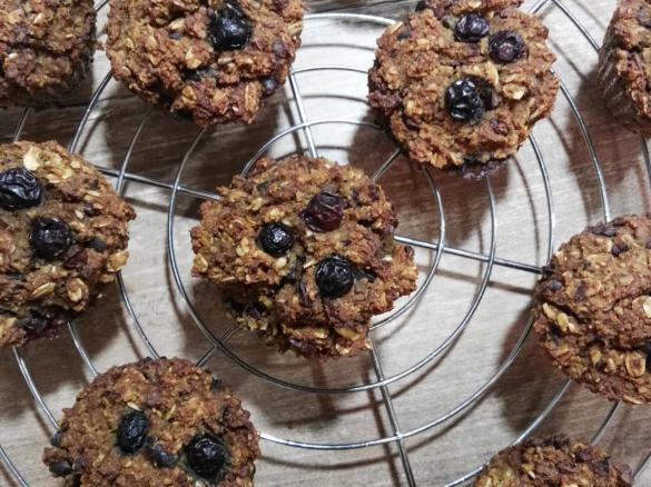 Gesunde Frühstückmuffins mit Süßkartoffeln (vegan)