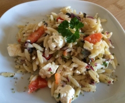 Risoni-Salat mit Feta & Oliven (Finessen 03/2014)
