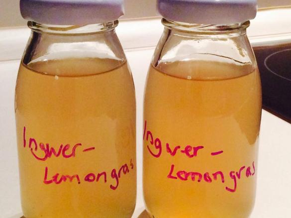 Zitronengras-Ingwer-Tee