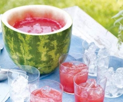 Erfrischender Melonencocktail mit Minze
