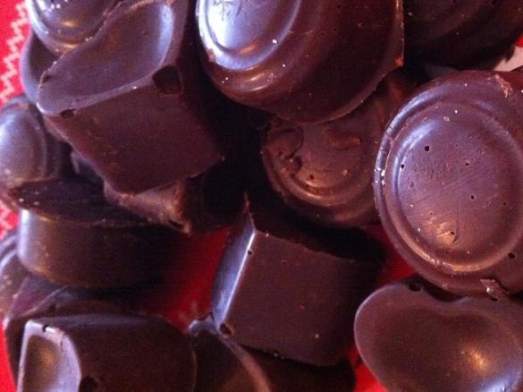 Dunkle Giotto Pralinen