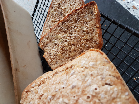 Dinkelvollkornbrot ohne Gehzeit