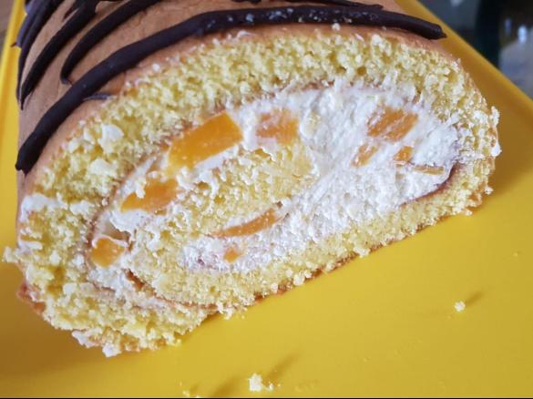 Biskuitrolle zum füllen