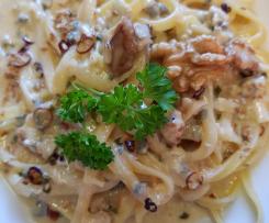 Gerrys Spaghetti Gorgonzola mit Walnüssen