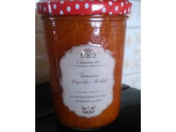 Tomaten-Paprika-Relish