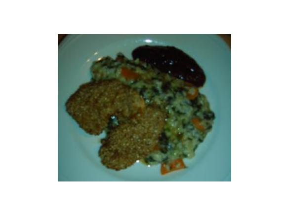 Pflaumensoße zu Sesamschnitzel