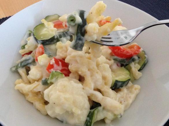 Variation von ww Nudelauflauf à la Mac&Cheese