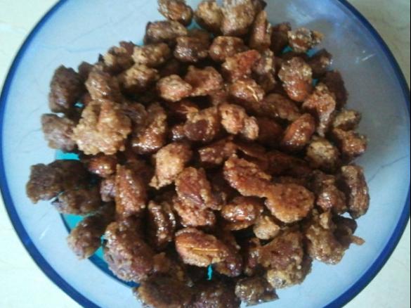 Gebrannte Mandeln (Weihnachtsmandeln)  Rezept des Tages 04.12.2014