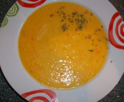 Suppe für Verliebe - Karotten-Ingwer-Suppe