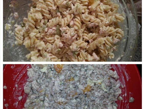 Schneller Nudelsalat (Dinkel od. Weizen)