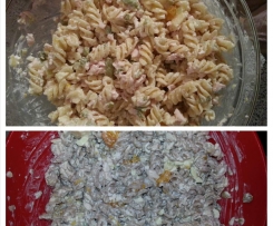 Schneller Nudelsalat (Dinkel od. Weizen)