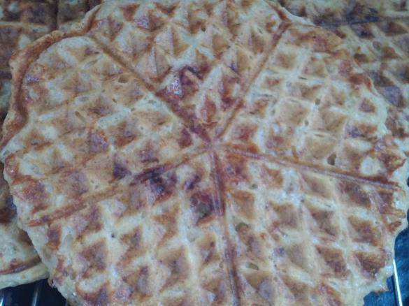Schinken-Käse-Waffeln
