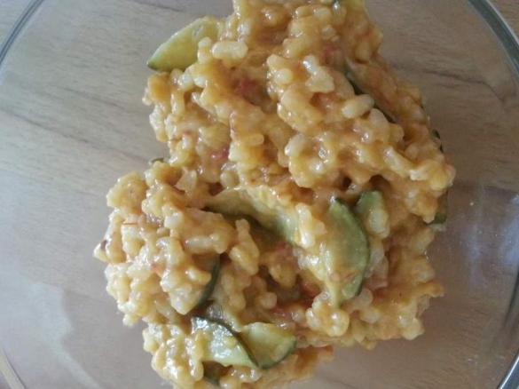 Tomaten-Zucchini-Risotto