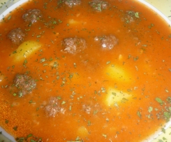 Sulu Köfte/Saftige Hackbällchen (Suppe)Türkisch