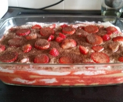 Erdbeer Tiramisu für Kinder light