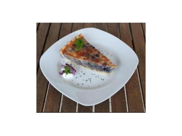 Rotkohl Tarte / Quiche mit Hackfleisch