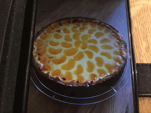 Schmandtorte mit Mandarinen