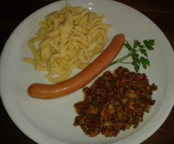 Linsen mit Spätzle a' la Queen