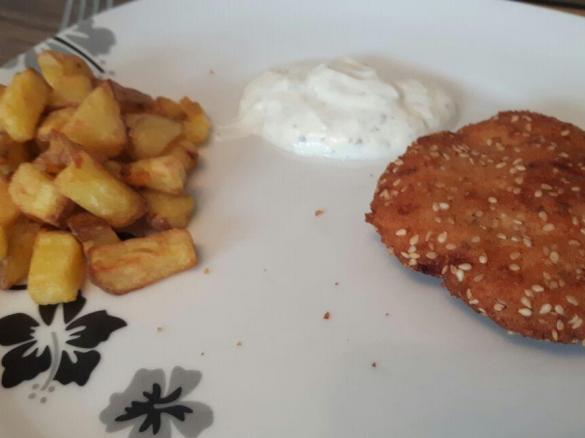 Mediterrane Hähnchen-Frikadellen mit Feta