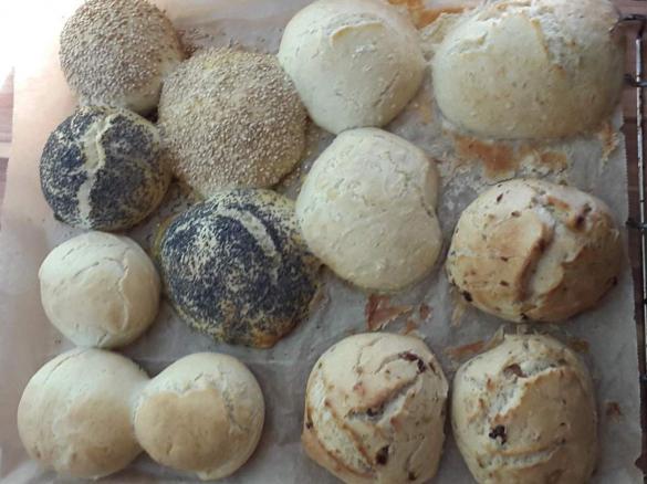 Leckere Brötchen Auswahl