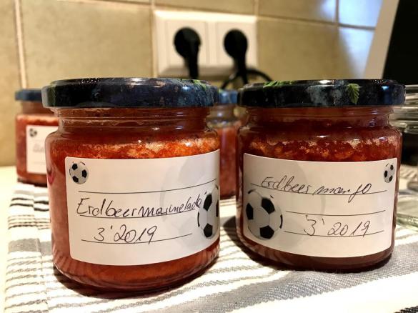 Marmelade mit Tiefkühlobst