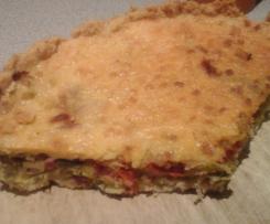 Lauch-Schinken-Tarte; Lauchquiche