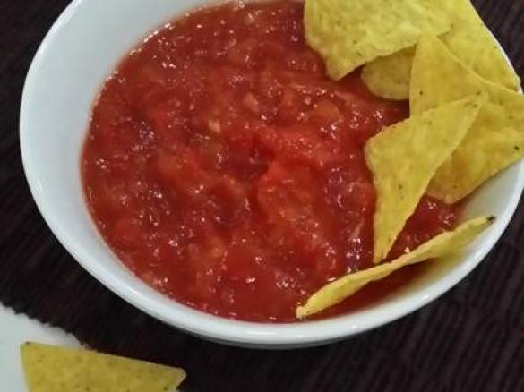 Hot Salsa Tortilla-Dip