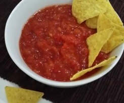 Hot Salsa Tortilla-Dip