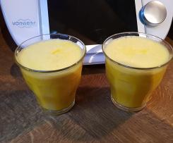 Ingwer Shot  (Ingwer-Kurkuma-Knoblauch-Zitronen-Trunk) bei Erkältung, Ingwershot