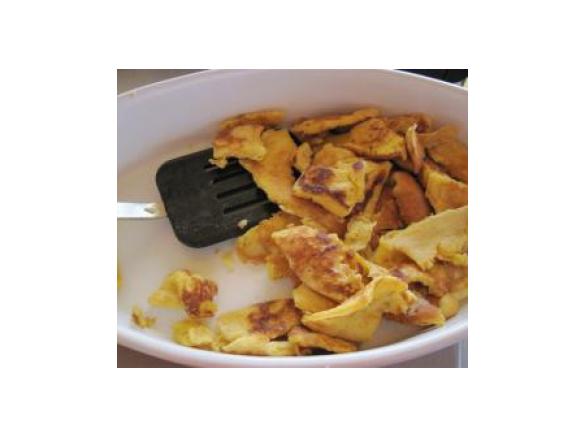 Kratzede - typische badische Beilage zu Spargel