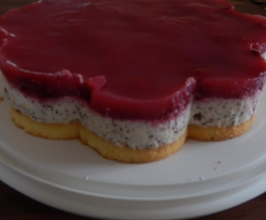 Himbeern- Schaumküsschen Torte