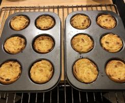 Variation Pastéis de nata  (portugiesisch) - gefüllte Blätterteigteilchen